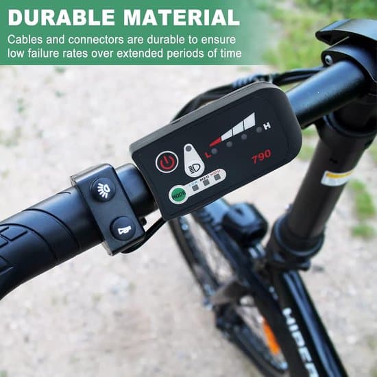 36V LED kontrolpanel til elcykler, 790 LED display til styring af en elcykel (36V)