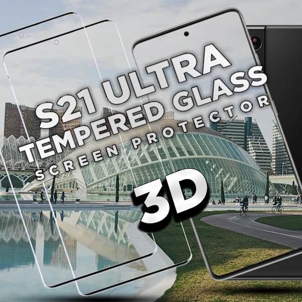 2-Pack Samsung Galaxy S21 Ultra - Härdat Glas 9H-Super Kvalitet