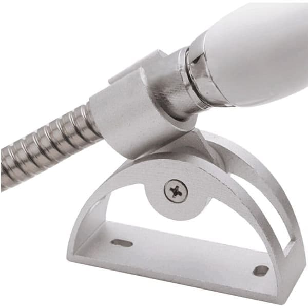 Roterende bruseholder i aluminium DIY badeværelse solid brusehovedholder KLB