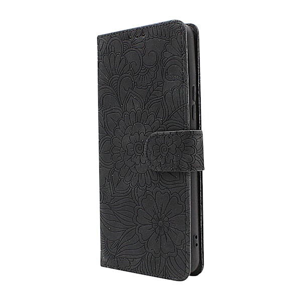 Flower Standcase Wallet Samsung Galaxy A53 5G (A536B) Grå Grå