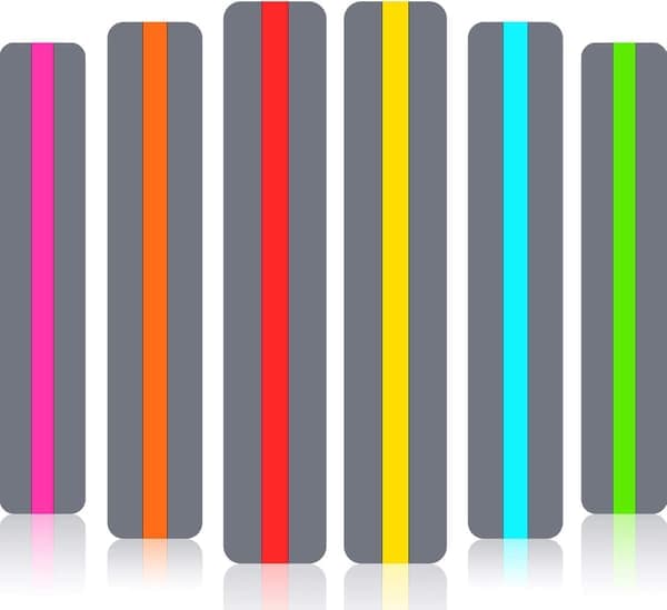 Guided Reading Strips Highlight Strips Farvede Overlays Highlight Bogmærker Dysleksi Hjælp til Krystalklare Børn og Undervisningsassistenter