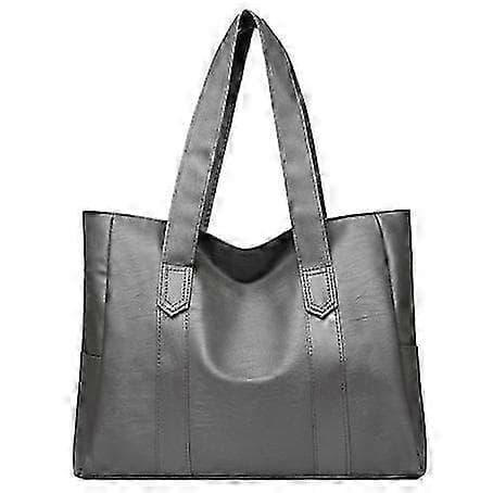 Women's Practical Large Capacity Soft PU Leather Shoulder Bag for Travel, Work, and Shopping