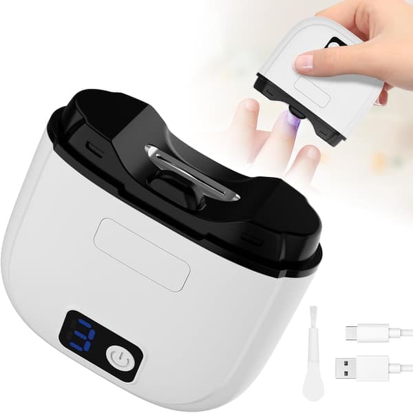 Electric Nail Clipper, Automatic Electric Nail Trimmer with Three Speeds, Suitable for Adults, Elderly, and Infants, with LED Light.
