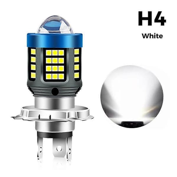 LED Motorcycle Headlight H4 BA20D P15D White/Yellow Ultra High Brightness
