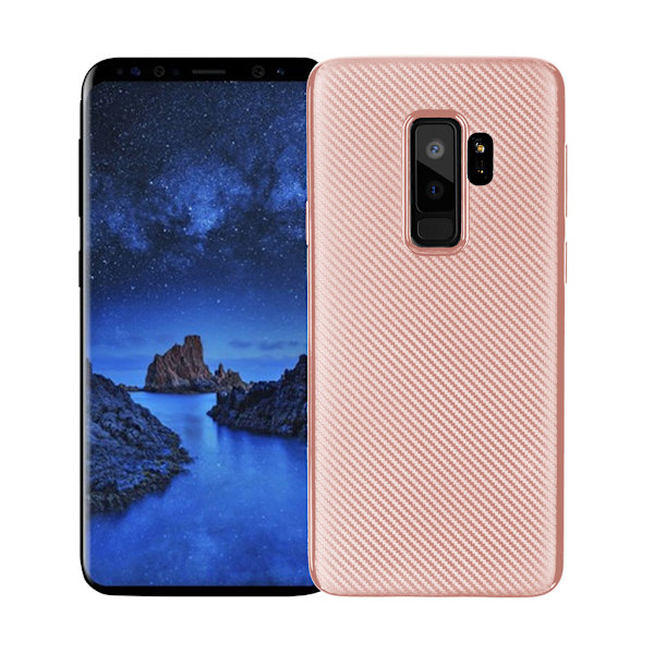 Samsung Galaxy S9+ Skal Mjukt Rosa Rosa