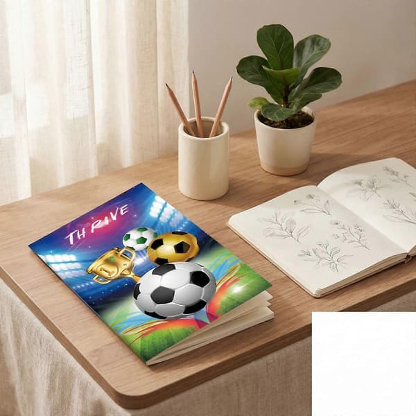 Bærbar lomme notesbog og journal, sød stil til studerende