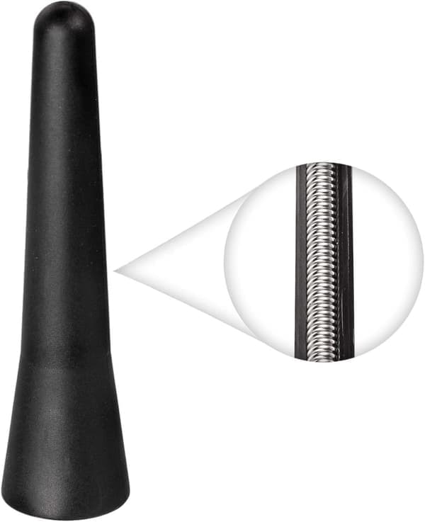 Bil FM Dab Antenne Bilradioantenne 6,5 cm Mini Kort Bilantenne med Kraftig FM/AM/Dab