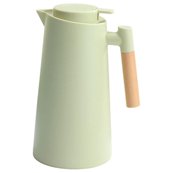 1L vakuumkolv, glas termoskolv, dubbelväggig vakuumkaffekanna tekanna, termoskolv för kaffe, te, vatten, dryck