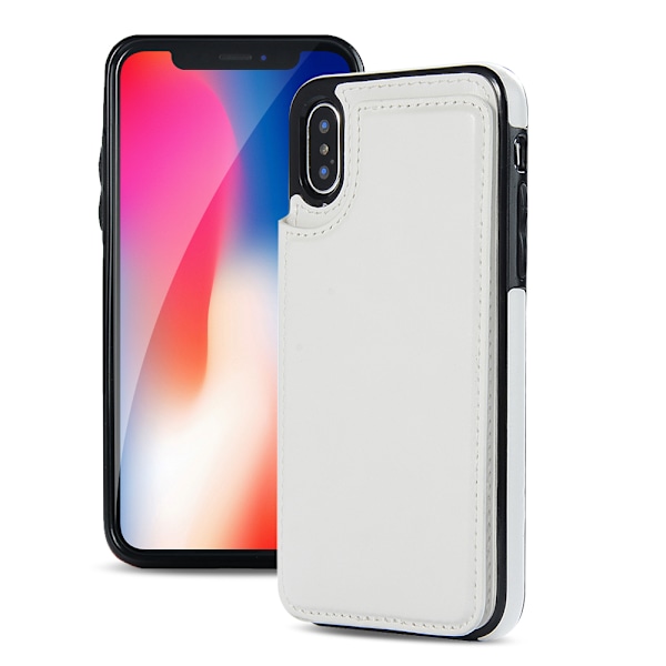 iPhone XR - Elegant Plånboksskal Marinblå Marinblå