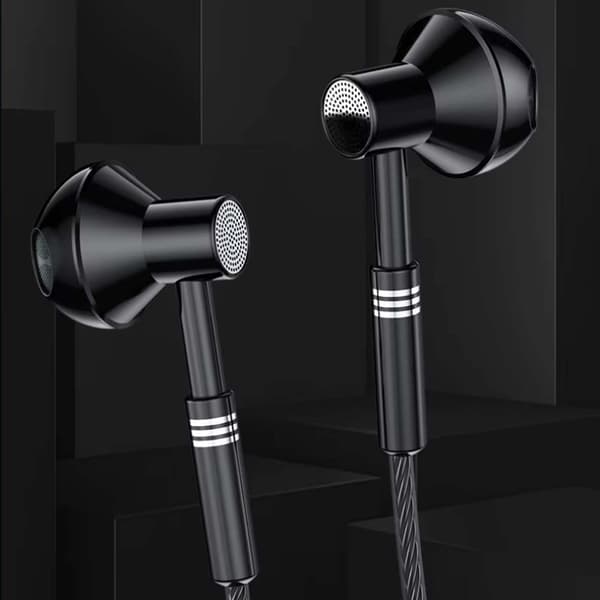USB-C In-Ear Hovedtelefoner med Ledning DAC Sort sort black