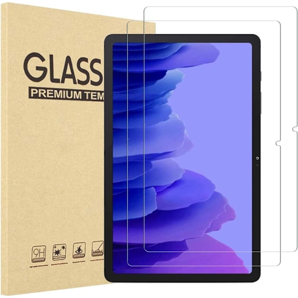 2X Displayskydd i härdat glas till Samsung A7 Tab Transparent