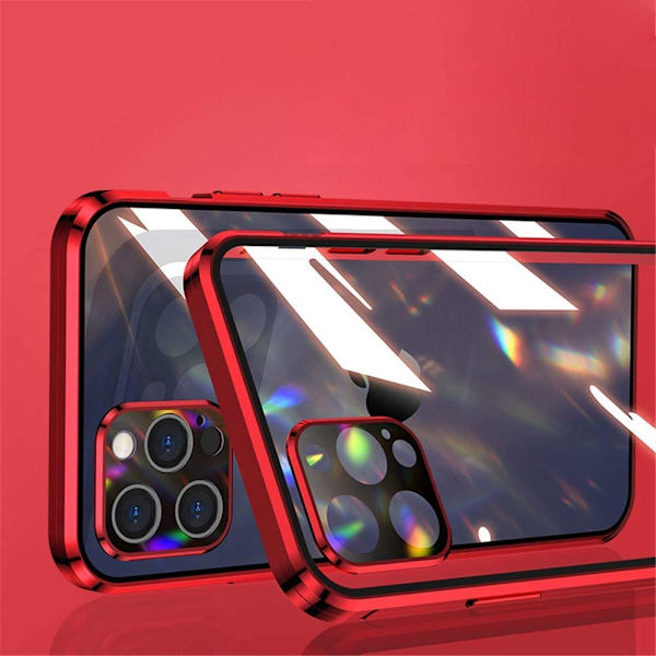 Anti Peeping Case för iPhone 12 Pro Max, Sekretesshärdat Glas