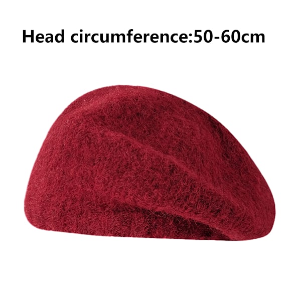 Cashmere Berets Beanie Mössor Kvinnor Vinter Varma Merinoull Fashion Stickad Mössa