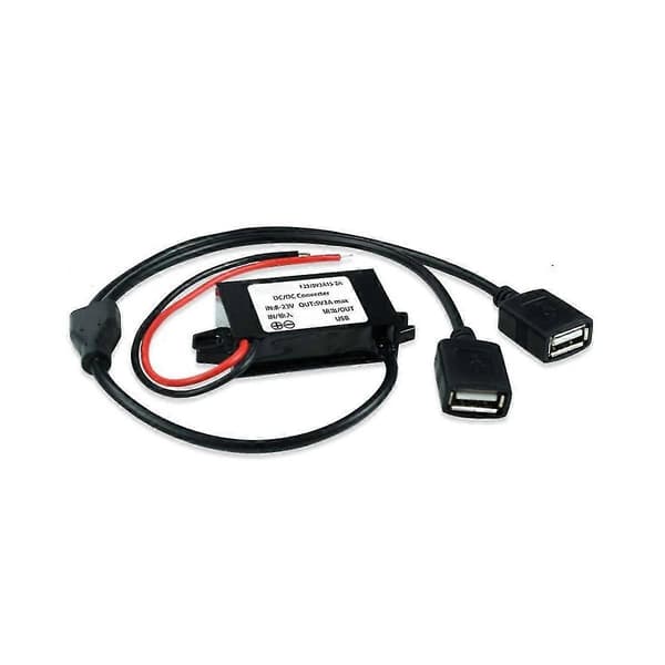 12V (8-23V) til 5V 3A hun USB DC bilstrømkonverter spændingsregulator DC-modul bilmotorcykel C