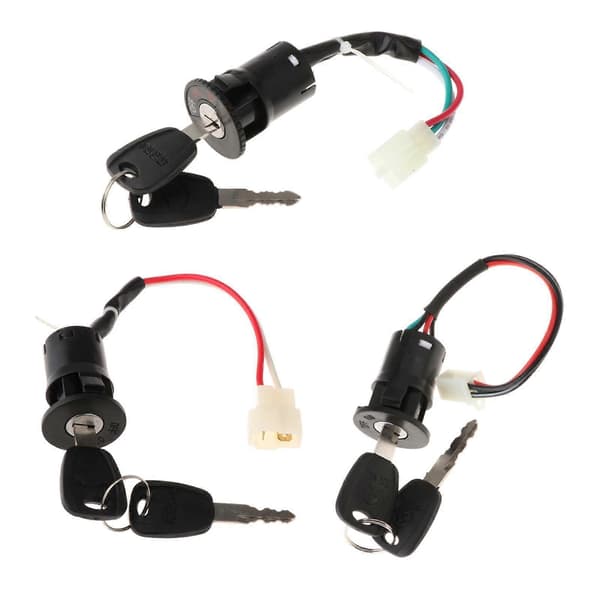 Tändningslåscylinder Låsslitstyrka Multifunktionell Bärbar Ström 2 cable