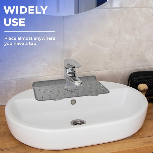 Innovative Silicone Faucet Drain Mat: Transform Your Sink Splash Guard and Keep Your Sink Tidy - The Ultimate Sink Protector Mat
