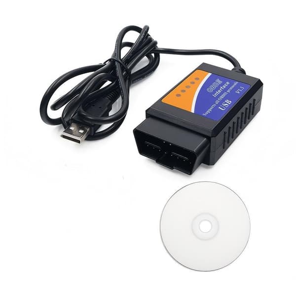 ELM327 USB V1.5 modificeret til Forscan ELMconfig CH340+25K80 chip one size
