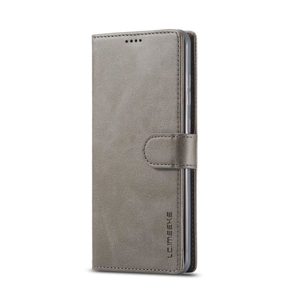 LC.Imeeke läder Samsung Galaxy S20 FE 5G / Samsung Galaxy S20 FE fodral - Silver/Grå Silvergrå