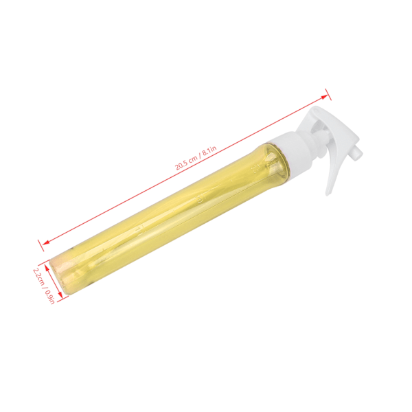 Bärbar hårsprayflaska påfyllningsbar tom spray hårstyling fin dimspraykittel 38 ml gul