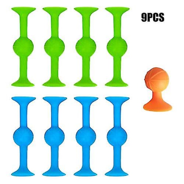 9 st Pop Darts Spel Sugkoppar Dart Trickshot Stickit Set Popdarts Inomhus Utomhus Stressavlastande Leksak Sugkoppar Dart Kast
