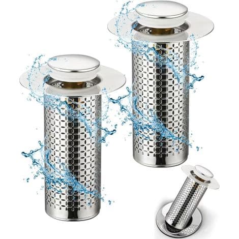 Delar Universal Pop-Up Vaskepropp, 34-40 mm Universal Pop-Up Vaskepropp, Anti-blokk Avløpsfilter