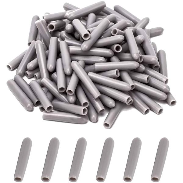 100-pack diskställsskyddskåpor, diskmaskinsramsskyddskåpor, 3 mm innerdiameter, PVC-skyddskåpor för diskmaskinskorgar, för alla diskmaskiner