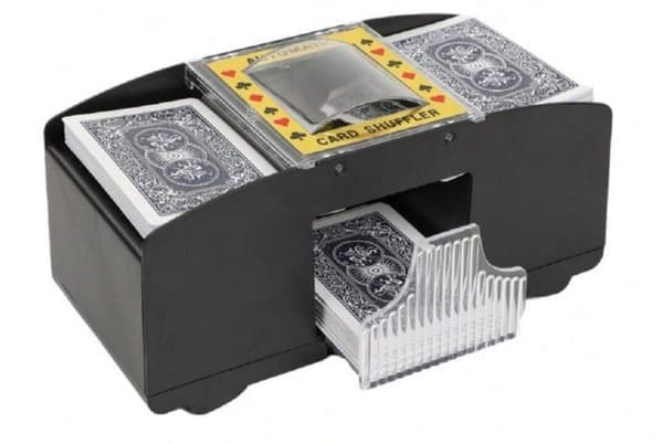Automatisk kortblandare, svart, 150
