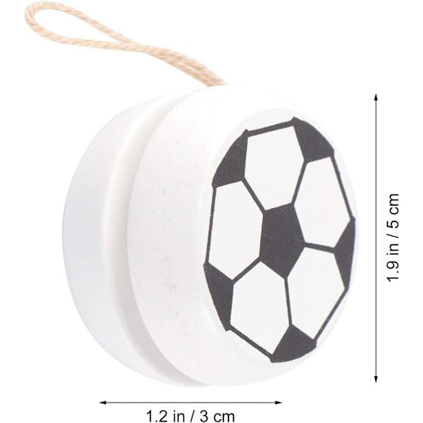 3 st Ladybug Trä Yoyo Leksaker Barn Pedagogiska Leksaker Trådkontroll Leksaker (Fyrbladklöver) Color 6 Color 6