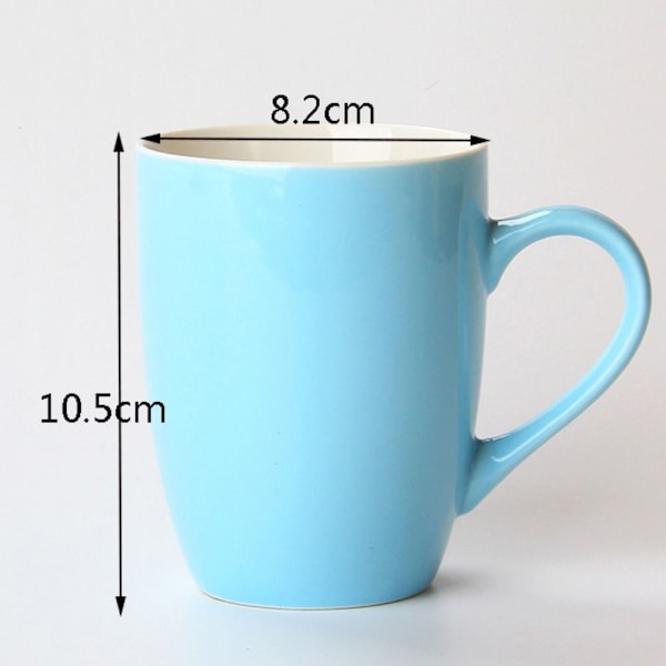 Mugg Kopp Kaffe Mugg GUL Yellow White