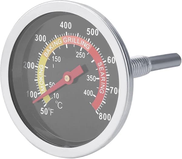 Weber Grill Termometer Lokk Genesis 50~800 Rustfritt Stål Grilltermometer Temperaturmåler for Grilling
