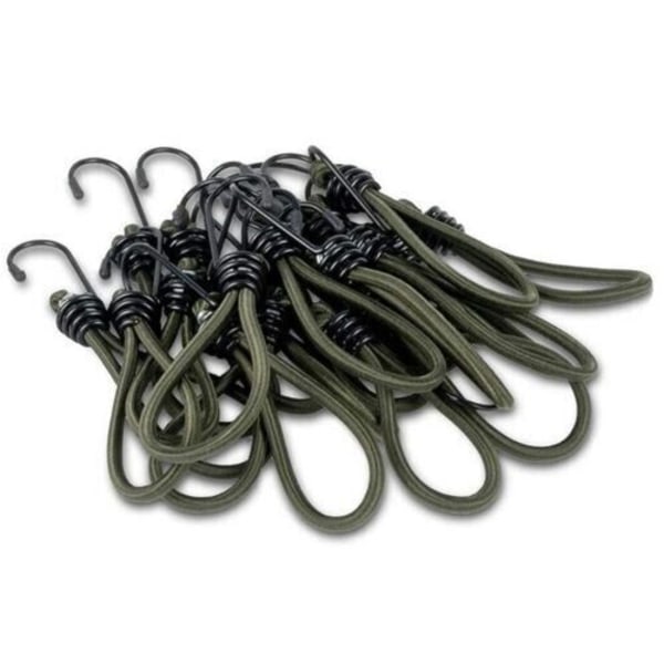 20x Expander sling Expander krok Kläm gummi Planenpanner Expander Signal OLIV