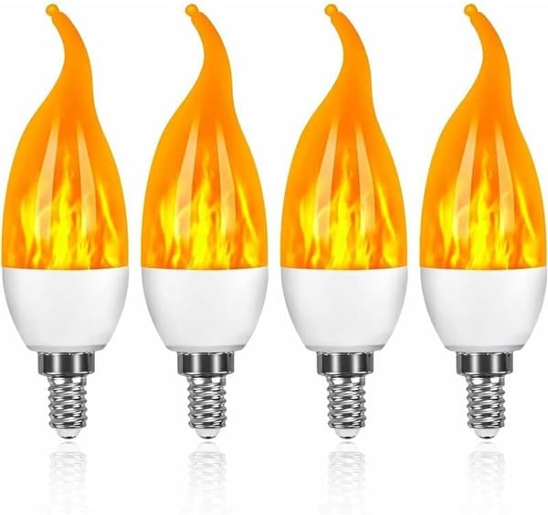 E14 Led-liekkilamppu 3W 4 kpl Koristevalaistus