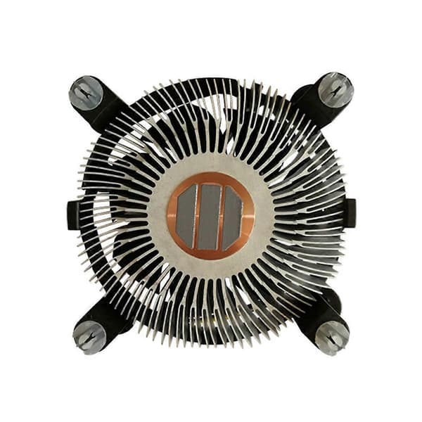 CPU-køleblæser 4-benet stik CPU-køler med kobberrende til I3/I5/I7 Socket 1150/1151/1155/
