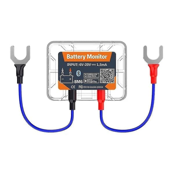 2024 Trådløs Bluetooth 12v Batterimonitor Bm6 Med Bilbatteri Helsekontroll App Overvåking Batteritester