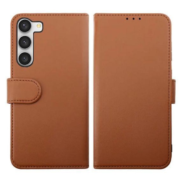 Galaxy S23 Plus 5G Plånboksfodral Extra Kortfack Brun Brun