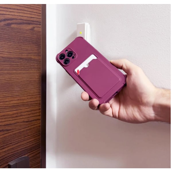 Armor Card Fodral iPhone 12 mörkblå blå