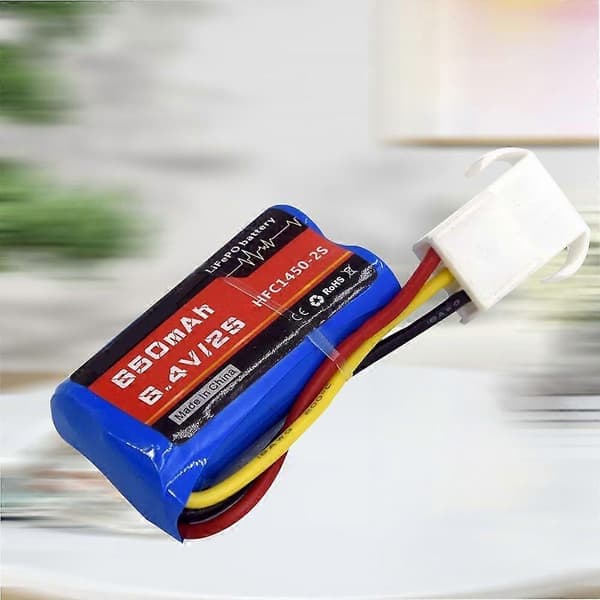 6.4V 2S 650mAh Li Batteri/ EL4.5-3P hun P-TIL-R til RC Lastbil Bil Speedbåd A-Batteri