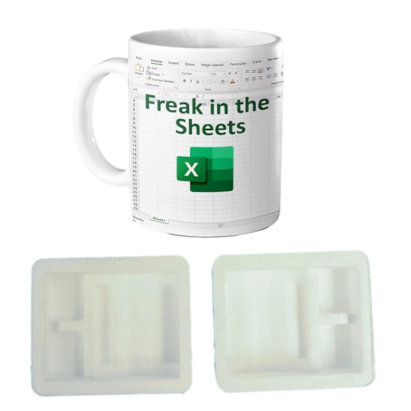Freak In The Sheets Kaffemugg Multi-Purpose Chic-Style Keramik Cup Present till vänner Familj froth froth