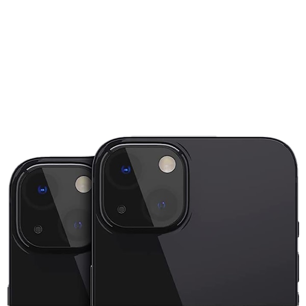 2-PACK iPhone 14 - 2.5D Sk�rmskydd + Kameralinsskydd 0,3mm Transparent
