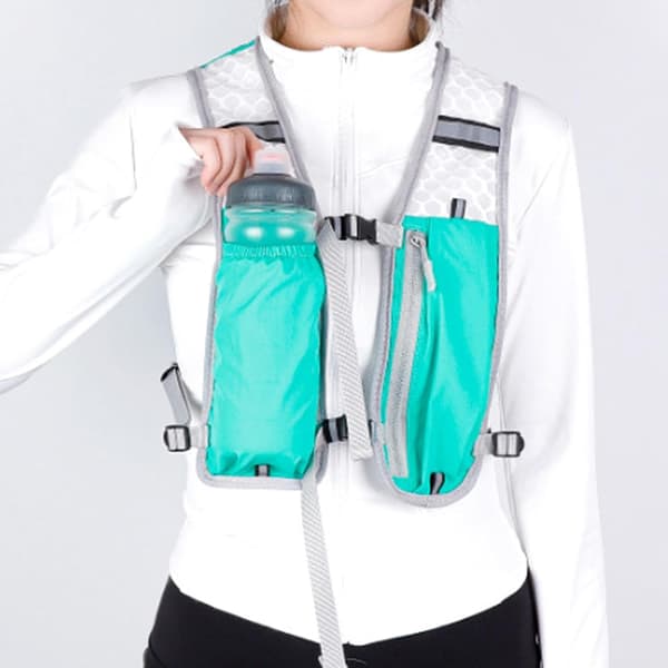 Hydration Running Vest, Breathable Adjustable Running Backpack, Lightweight Water Pack for Camping, Cycling, Jogging, Mountaineering