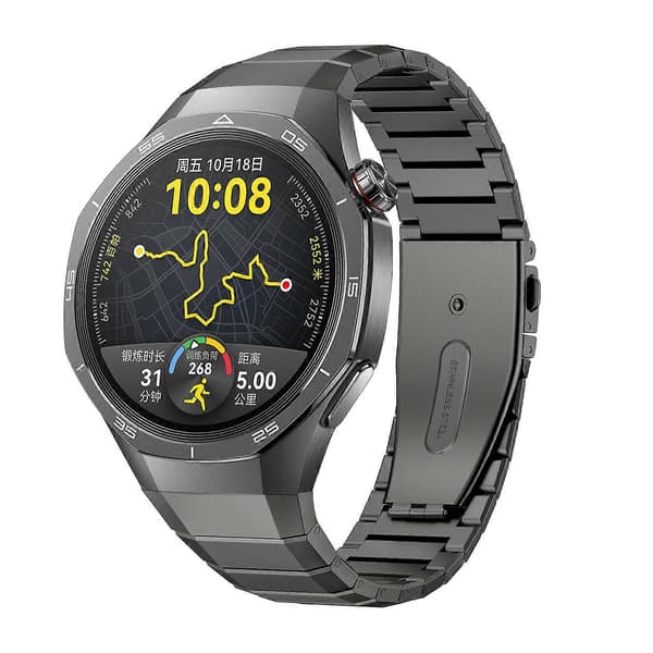 Titaniumlegering Urrem til Huawei Watch GT5 Pro 46mm Titanium Gray