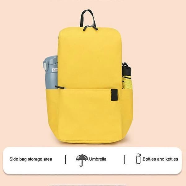 Stor Studentryggsäck - 30L Axelväska i Canvas för Laptop