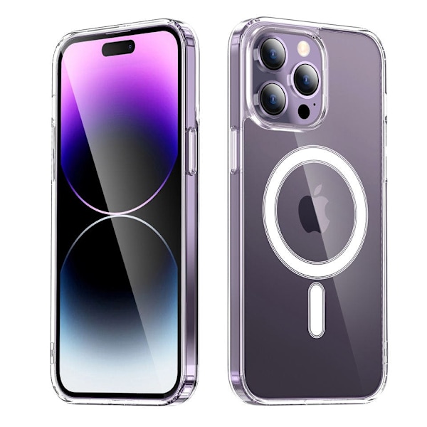 iPhone 14 Pro Max Silikonskal - Magsafe Transparent iPhone 14 Pro Max iPhone 14 Pro Max