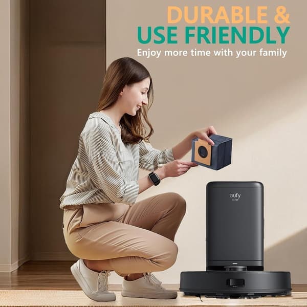 12 dammsugarpåsar för Eufy x10 Pro Omni
