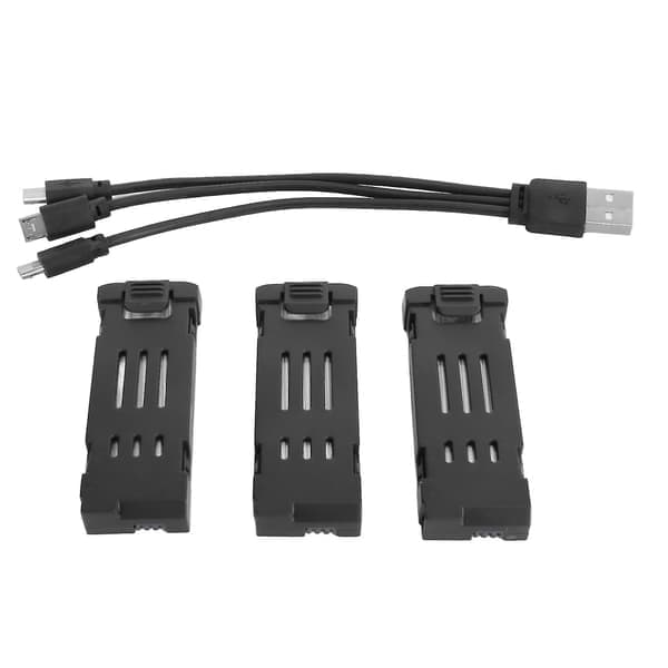 RC Drone Litiumbatteri 3.7V 1800mAh Fjernkontroll UAV Batteri Passer for E58 E68 JY109 998PRO Quadcopter 3 stk