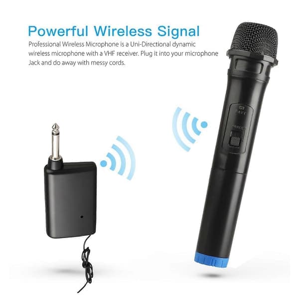 Trådløs mikrofon Karaoke Bluetooth-mikrofon, trådløs profesjonell håndholdt trådløs mikrofon
