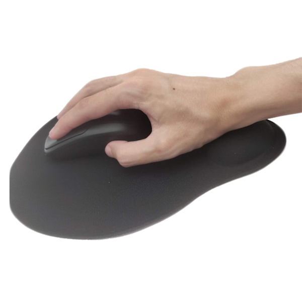 Ergonomisk musmatta med handledsstöd Gel musmatta med handledsstöd, bekväm datormusmatta för bärbar dator, smärtlindrande musmatta för kontor &