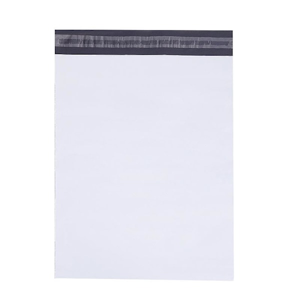 100 st - E-handelspåse 25 x 35 cm - Vit White 1 pack White 1 pack