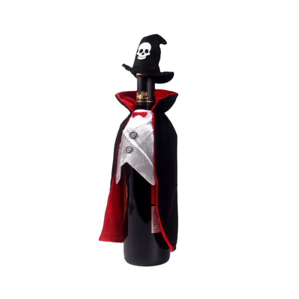 Halloween Vinflaskskydd (2-pack) — Champagnefodral och Bordsdekorationer för Högtidsfester och Middagar