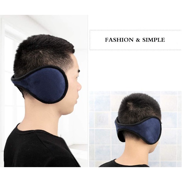 (4-pack) Varma öronmuffar för damer och herrar, vinteröronmuffar som håller öronen varma, unisex öronvärmare, utmärkt i